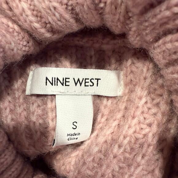 Nine West Women’s Pink Turtleneck Sweater Size S - Picture 4 of 5